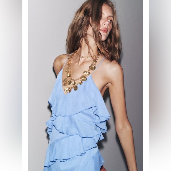 Zara Ruffled Dress ZW Collection - Picture 11 of 16